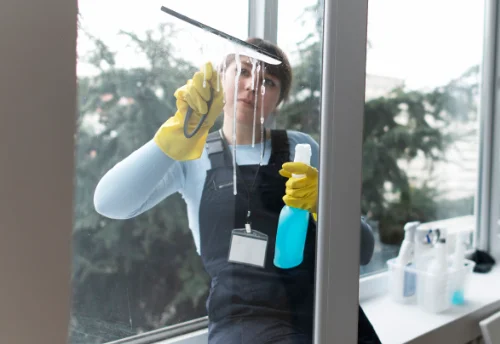 Nettoyage de vitres intérieures et extérieures à Saint-Léger-du-Bois